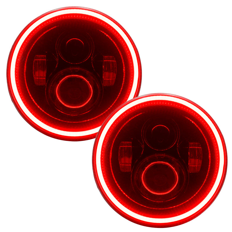 ORACLE Lighting Oracle 7in High Powered LED Headlights - Black Bezel - Red 5769-003 5769-003 Photo - Primary