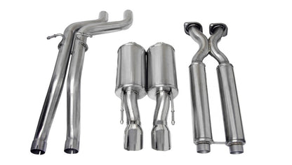 Corsa Performance 06-10 Jeep Grand Cherokee 6.1L V8 Polished Sport Cat-Back Exhaust 14451 Photo - Primary