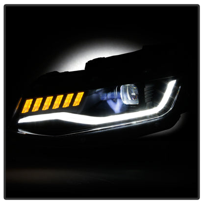Spyder Chevy Camaro 16-18 Halogen Model Full LED Headlights Black PRO-YD-CCAM16HALAP-SEQ-BK 5087317 5087317 User 5