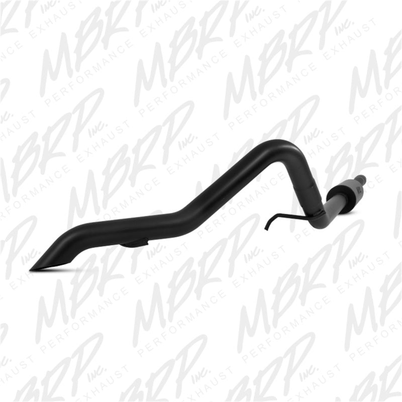 MBRP 12 Jeep Wrangler/Rubicon 3.6L V6 Cat Back Single Rear Exit Off-Road S5530BLK Photo - Primary