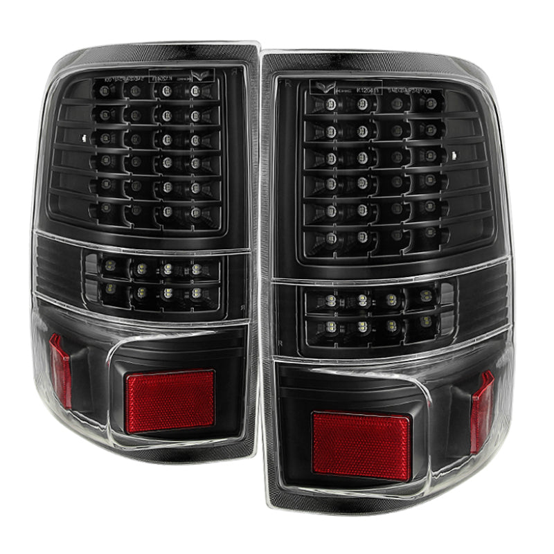 SPYDER Xtune Ford F150 Styleside 04-08 LED Tail Lights Black ALT-JH-FF15004-LED-G2-BK 9034879 9034879 Photo - Primary