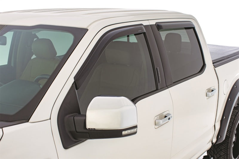 Stampede Tape-Onz Sidewind Deflector, Smoke, 4 pc. for 2015-2019 Ford F-150 61100-2 Photo - Mounted