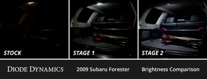 Diode Dynamics 09-13 Subaru ester Interior LED Kit Cool White Stage 1 DD0615 DD0615 User 2