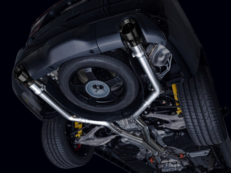 AWE Tuning 18-23 Dodge Durango SRT & Hellcat Track Edition Exhaust - Diamond Black Tips 3020-33952 3020-33952 Photo - Mounted