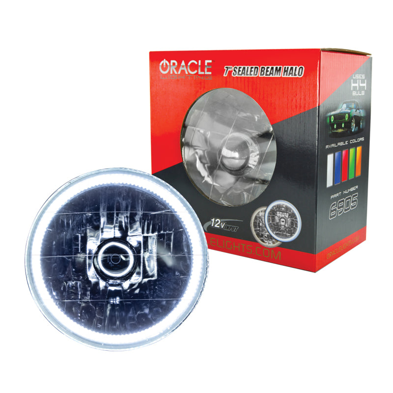 ORACLE Lighting Oracle Pre-Installed Lights 7 IN. Sealed Beam - White Halo 6905-001 6905-001 Photo - Primary