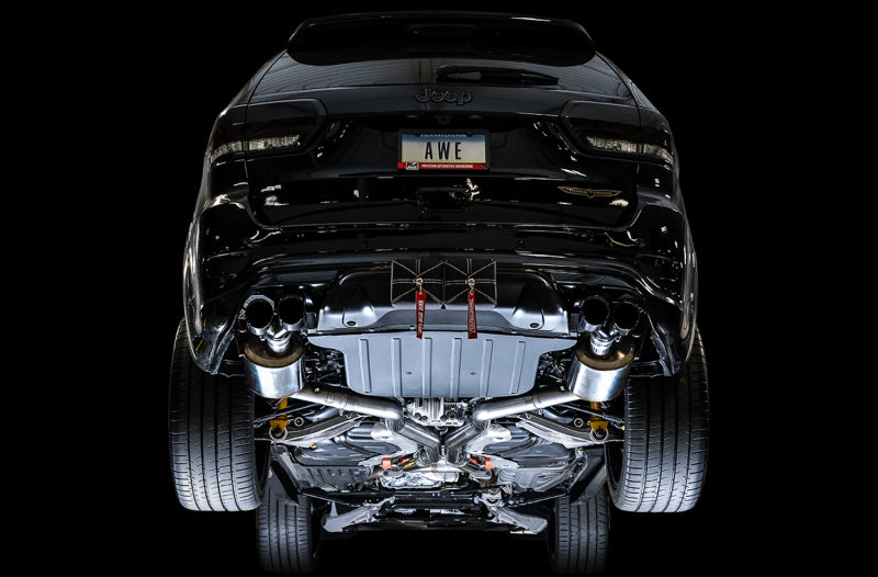 AWE Tuning 2020 Jeep Grand Cherokee SRT/Trackhawk Touring Edition Exhaust - Use w/Stock Tips 3015-31017 3015-31017 Photo - Mounted
