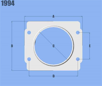 Vibrant MAF Sensor Adapter Plate for Subaru applications use w/ 3in Inlet I.D. 1994 Photo - Primary