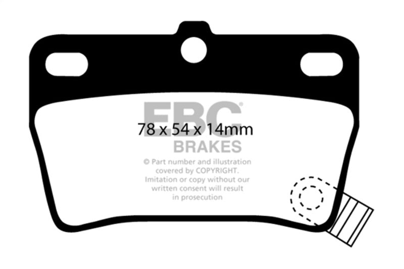 EBC Disc Brake Pad Set DP61403 Photo - Primary