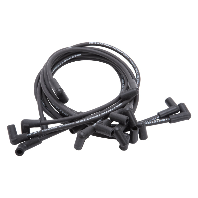 Edelbrock Spark Plug Wire Set SBC 74-88 V8 500 Ohm Resistance Black (Set of 9) 22702 22702 Photo - Primary