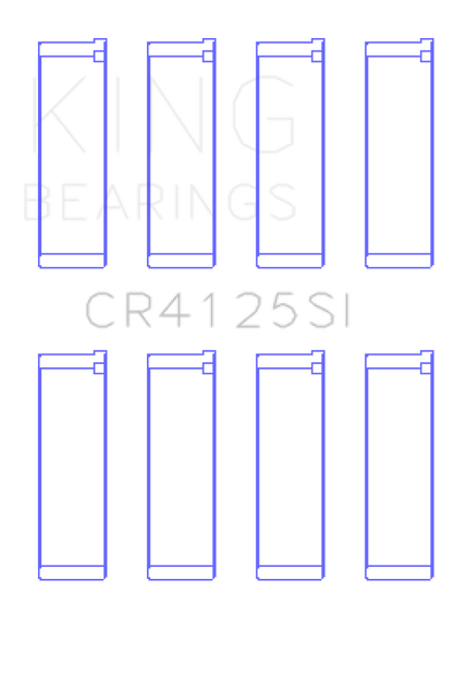 King Engine Bearings King Subaru EJ20/EJ22/EJ25 (Including Turbo) (Size STD) Silicone Bi-Metal Alum Rod Bearing Set CR4125SI CR4125SI Photo - Primary