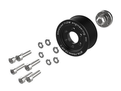 aFe 15-23 Dodge Challenger / 15-23 Dodge Charger SRT Hellcat 3.10in Supercharger Power Pulley Kit 79-10006 79-10006 Photo - Unmounted