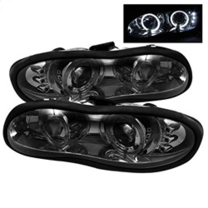 Spyder Chevy Camaro 98-02 Projector Headlights LED Halo LED Smke - Low H1 PRO-YD-CCAM98-HL-SM 5009258 5009258 Photo - Primary