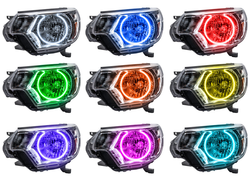 ORACLE Lighting Oracle Toyota Tacoma 12-15 Halo Kit - ColorSHIFT w/ Simple Controller 3970-504 3970-504 Photo - lifestyle view