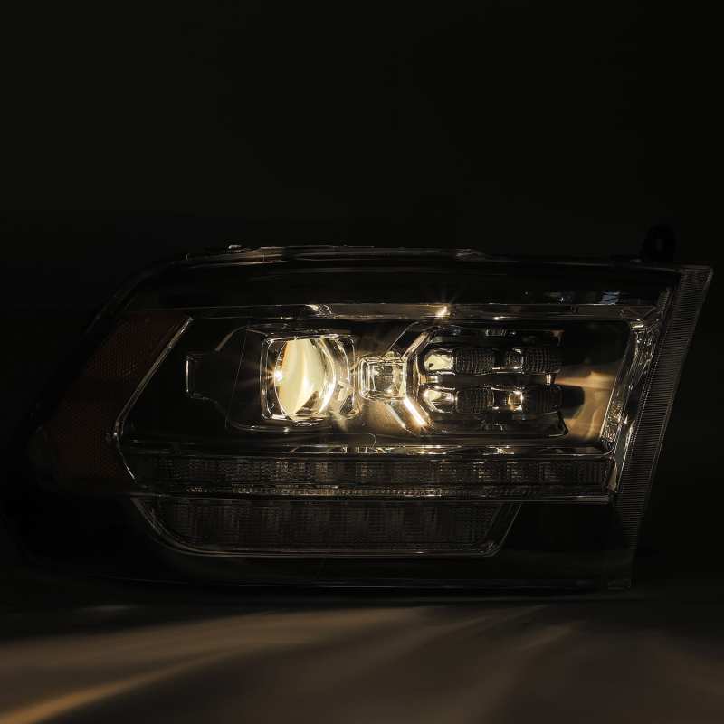 AlphaRex 09-18 Dodge Ram 2500HD LUXX LED Proj Headlights Plank Style Black w/Seq Signal/Smoked DRL 880520 880520 User 3