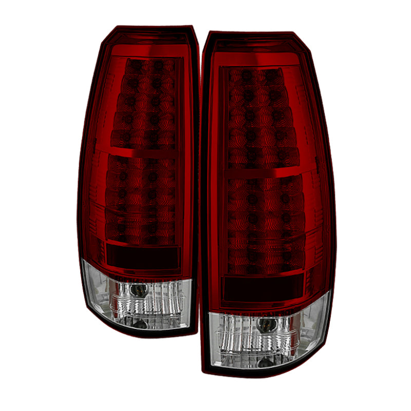 Spyder Chevy Avalanche 07-13 LED Tail Lights Red Clear ALT-YD-CAV07-LED-RC 5032478 5032478 Photo - Primary