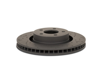 Hawk JL Wrangler Talon Cross-Drilled and Slotted Street Rear Brake Rotors HTC5400 HTC5400 Photo - Unmounted