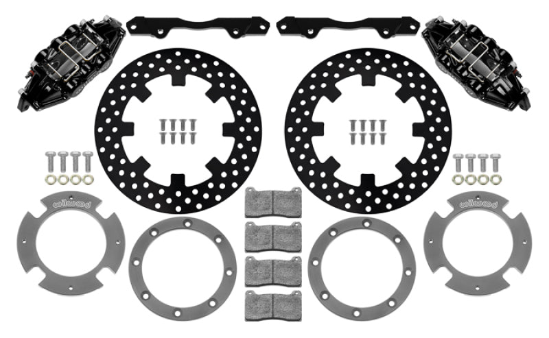 Wilwood 17-21 Can-Am X3RS Black 6-Piston Rear Kit 11.25in - Drilled Rotors 140-16629-D 140-16629-D User 1