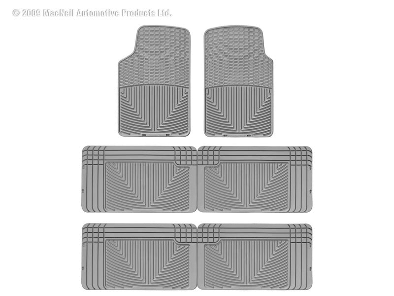 WeatherTech WT Rubber Mats - Rear - Grey Floor Mats Floor Mats - Rubber main image