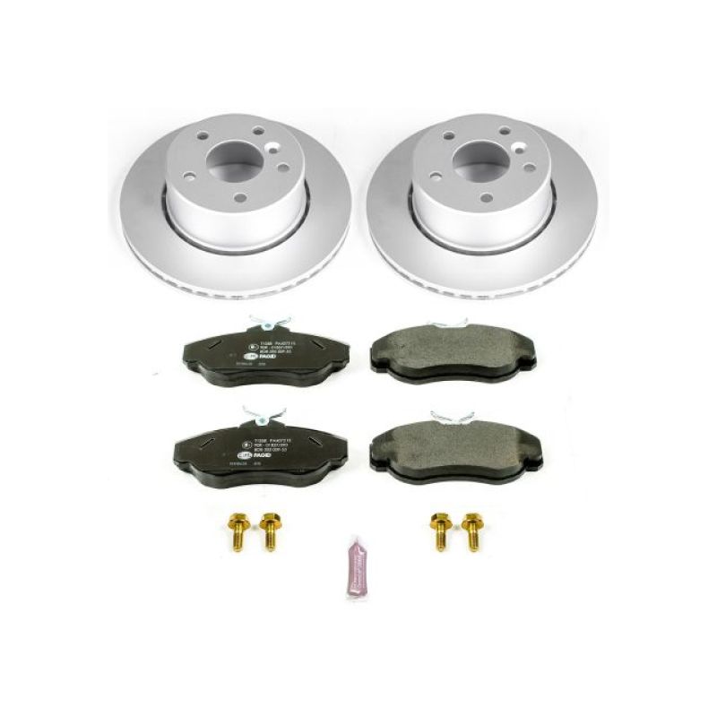 PowerStop Power Stop 99-04 Land Rover Discovery Front Euro-Stop Brake Kit ESK5106 ESK5106 Photo - Primary