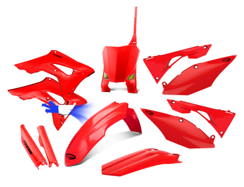 Cycra 08-09 Honda CRF250R Powerflow Full Body Kit Red 1CYC-9301-33 1CYC-9301-33 User 1