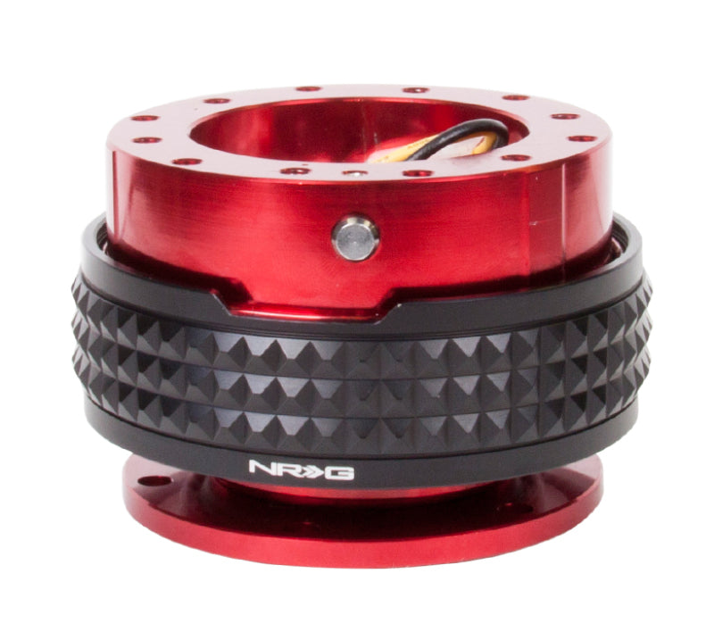 NRG Quick Release Kit - Red Body / Black Pyramid Ring SRK-210RD/BK Photo - Primary