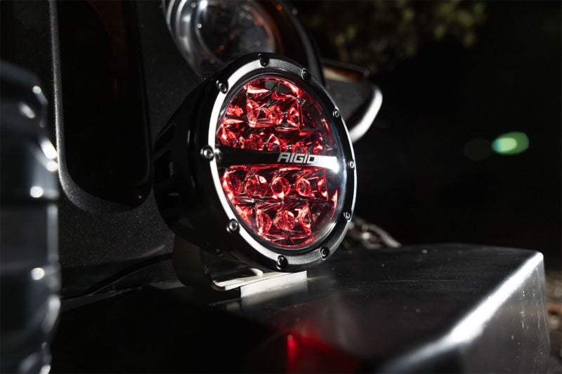 Rigid Industries 360-Series 6in LED Off-Road Spot Beam - RGBW (Pair) 36412 36412 Photo - Mounted