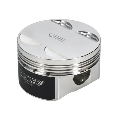 Manley Nissan GTR VR38DETT 99mm Bore 88.4mm Stroke -2cc Dish Turbo Tuff Piston Set w/ Rings 641010CE-6
