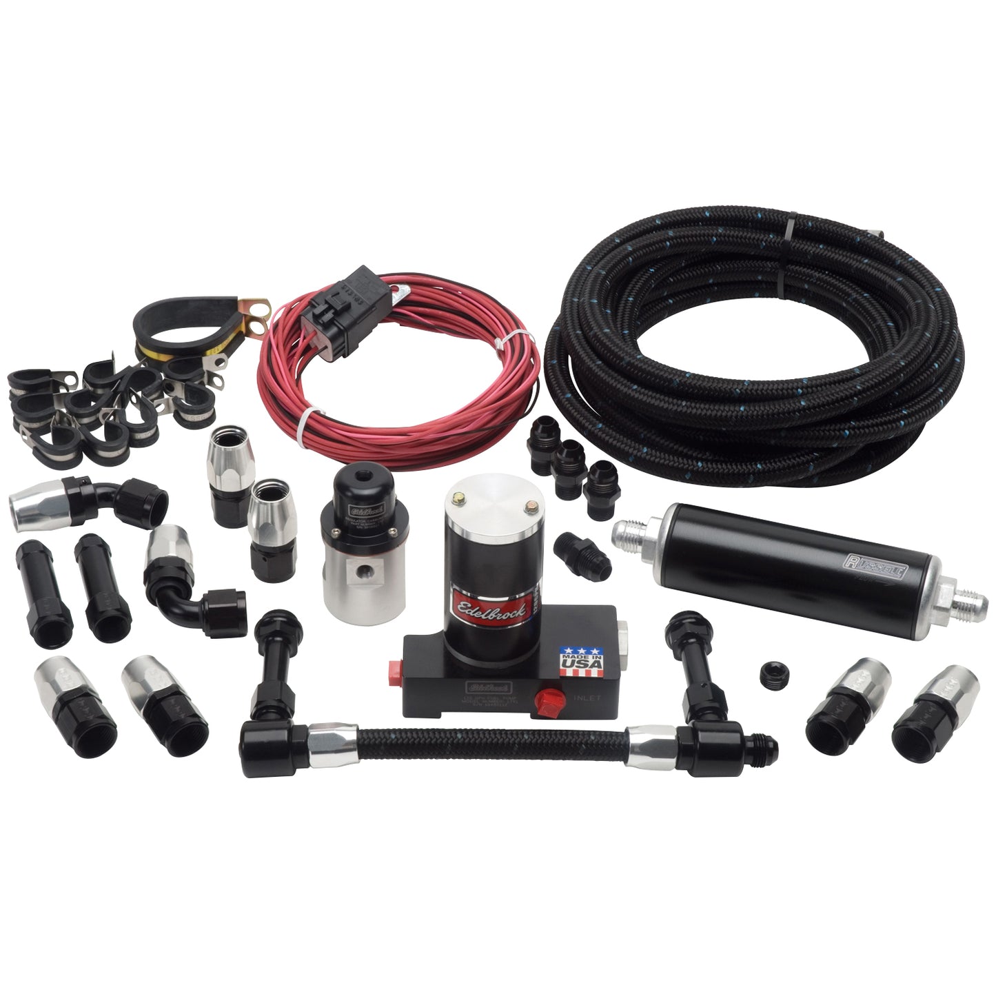 Russell Holley/Demon Dual-Feed Carbs (Black / Silver Finish)