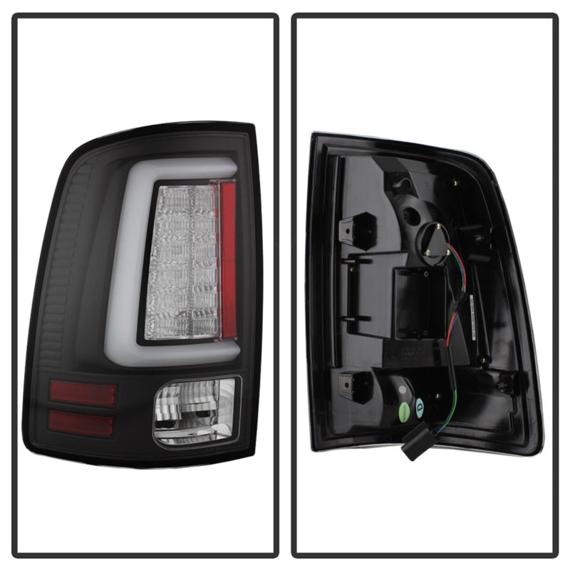Spyder Dodge Ram 2013-2014 Light Bar LED Tail Lights - Black ALT-YD-DRAM13V2-LED-BK 5084057 5084057 Photo - Unmounted