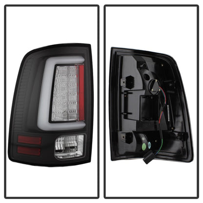Spyder Dodge Ram 2013-2014 Light Bar LED Tail Lights - Black ALT-YD-DRAM13V2-LED-BK 5084057 5084057 Photo - Unmounted