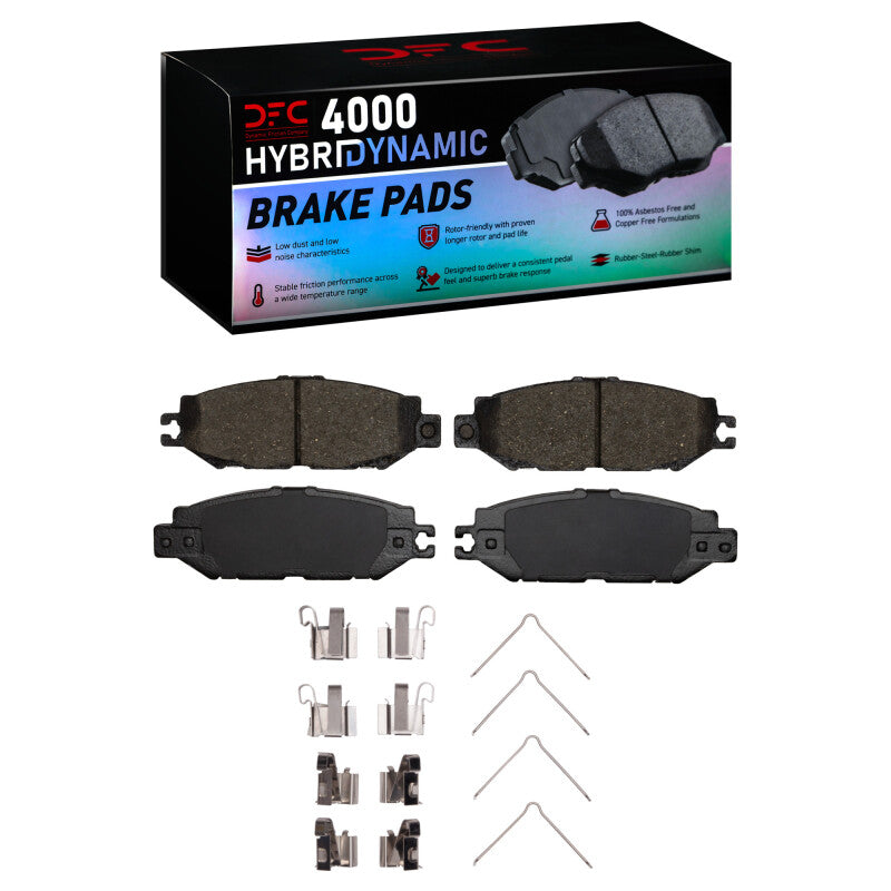 DFC DFC 4000 HybriDynamic Brake Pads Brakes, Rotors & Pads Brake Pads - OE main image