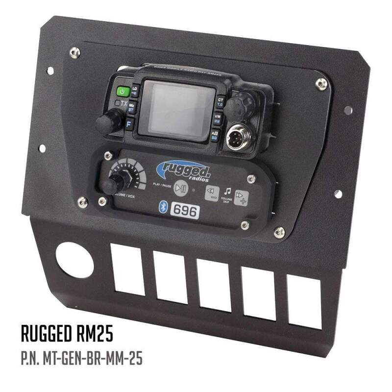 Rugged Radios Polaris General Multi Mount Kit for Radio and Intercom Icom F5021 MT-GEN-BR-MM-ICOM MT-GEN-BR-MM-ICOM Photo - Primary