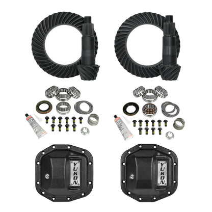 Yukon Gear & Axle Yukon Gear High Stage 2 Jeep JL Re-Gear Kit w/Covers Dana 30/35 4.88 Ratio 24 Spline YGK074STG2 YGK074STG2 Photo - Primary