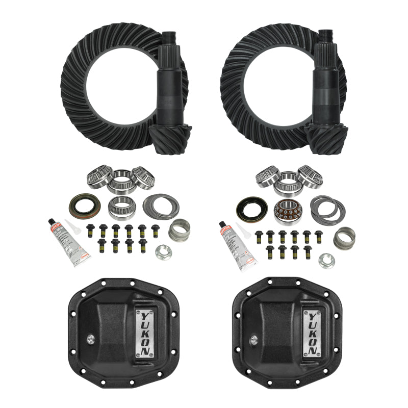 Yukon Gear & Axle Yukon Gear High Stage 2 Jeep JL Re-Gear Kit w/Covers Dana 30/35 4.88 Ratio 24 Spline YGK074STG2 YGK074STG2 Photo - Primary