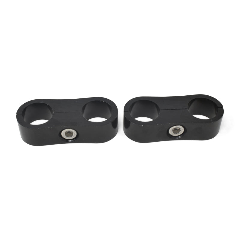 Russell Hose Seperator for -6an Braided Hose - Anodized Black 654303 654303 Photo - out of package