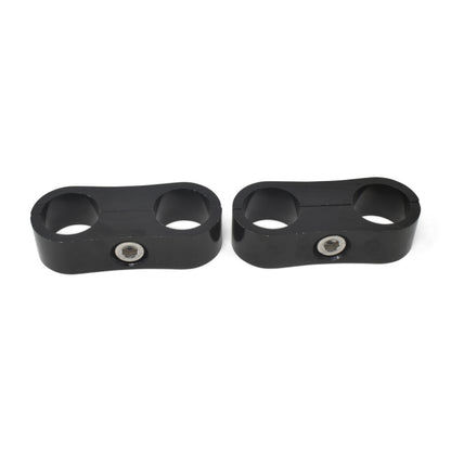 Russell Hose Seperator for -6an Braided Hose - Anodized Black 654303 654303 Photo - out of package