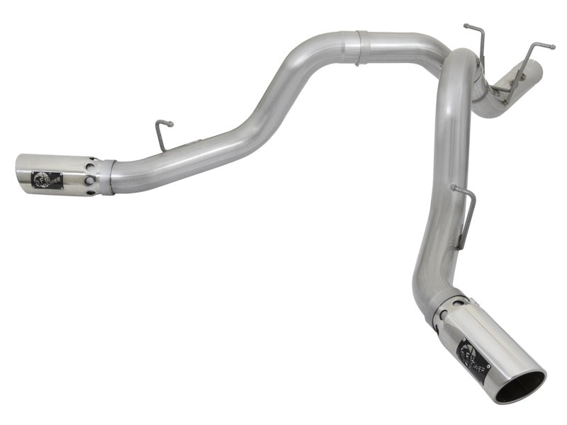 aFe ATLAS 4in Aluminized Steel DPF-Back Exhaust System w/Dual Rear Exit 49-04086-P Photo - Primary
