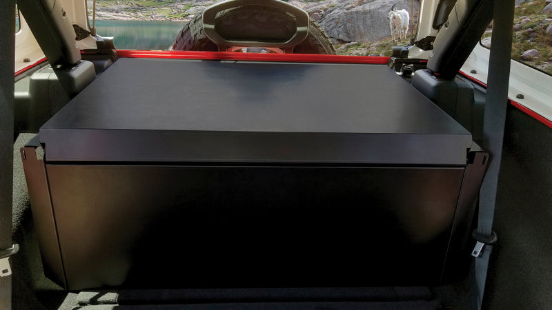 Tuffy Products Tuffy Deluxe Enclosure For Jeep Wrangler W/O Subwoofer 345-01 345-01 Photo - Mounted