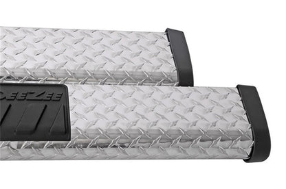 Dee Zee Deezee Universal Tubes - 6In Oval - Black Tread Aluminum (ExtCab) DZ16412 DZ16412 Photo - Unmounted