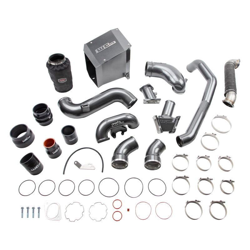 Wehrli 07.5-2010 Chevrolet 6.6L Duramax LMM Stage 3 High Flow Bundle Kit - WCFab Grey WCF100504-GRY