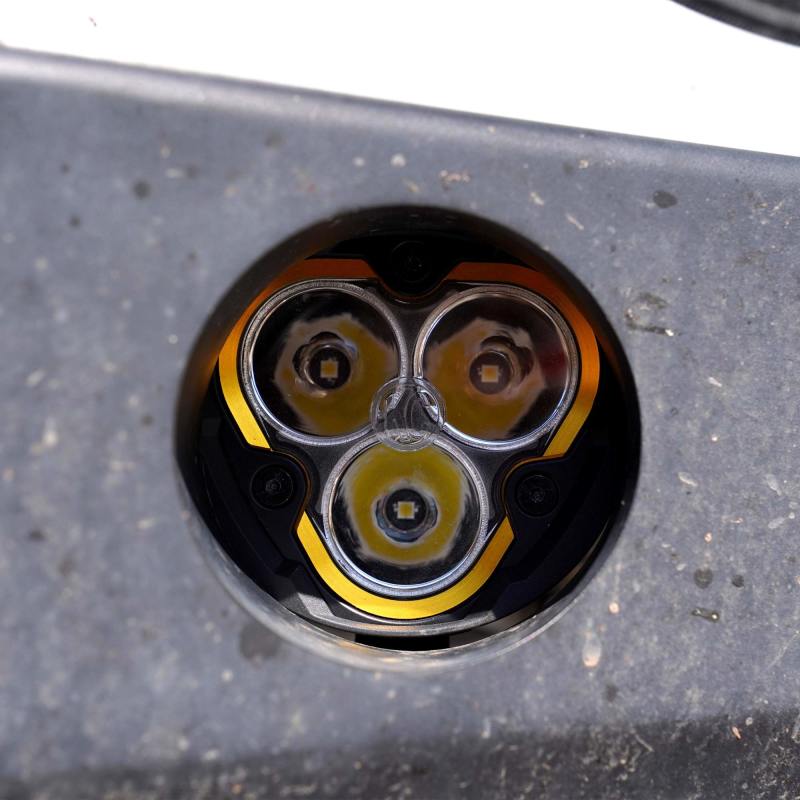 KC HiLiTES Round Universal Shrouds for Flex Era 3 Lights (Pair) 7468 7468 Photo - lifestyle view