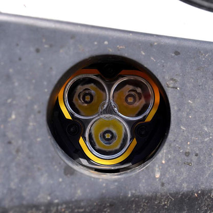 KC HiLiTES Round Universal Shrouds for Flex Era 3 Lights (Pair) 7468 7468 Photo - lifestyle view