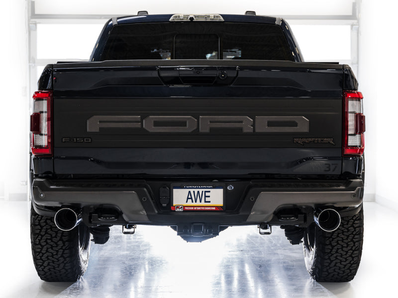AWE Tuning AWE Gen 3 Raptor SwitchPath Exhaust  - Chrome Silver Tips 3025-32356 3025-32356 Photo - Mounted