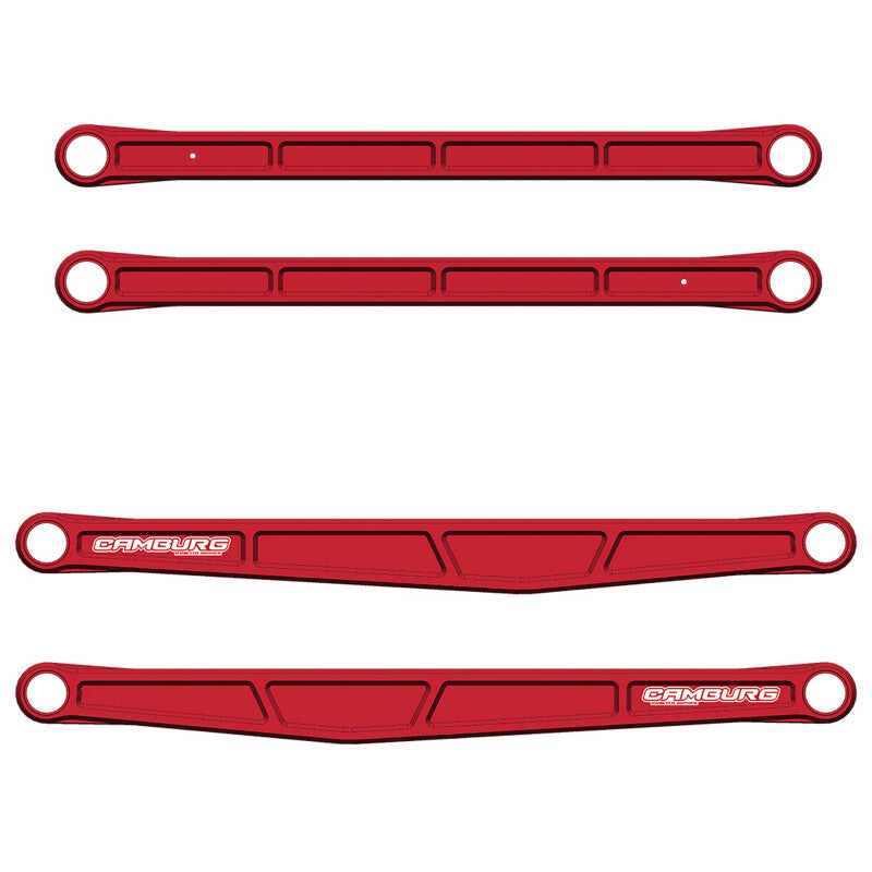 Camburg Ford Raptor 21-23 KINETIK Series Rear Billet Trailing Arm Kit (Red) CAM-120033-RED CAM-120033-RED Photo - Primary