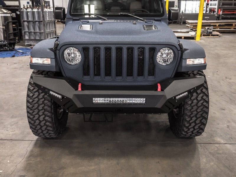Road Armor 18-20 Jeep Wrangler JL SPARTAN Front Bumper - Tex Blk 5183XF0B 5183XF0B Photo - Primary