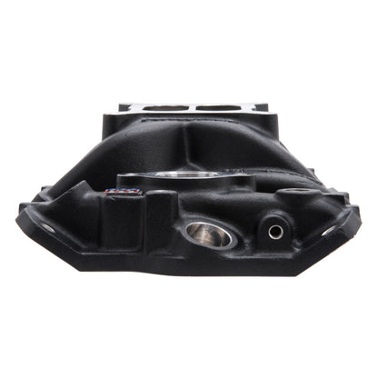 Edelbrock Intake Manifold Performer EPS SBC w/Oil Fill Tube & Breather Black 27033 Photo - out of package
