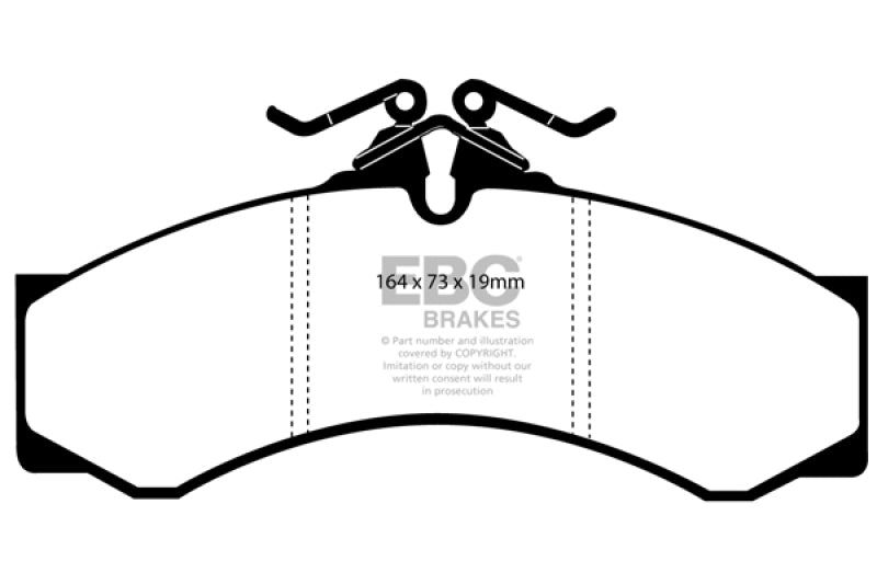 EBC Disc Brake Pad Set DP61054 Photo - Primary