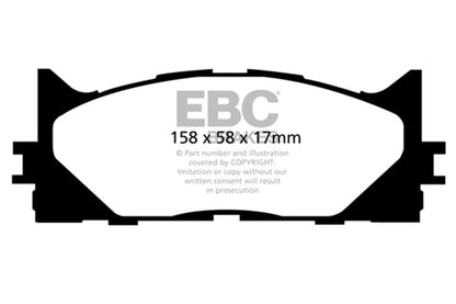 EBC Disc Brake Pad Set UD1222 Photo - Primary
