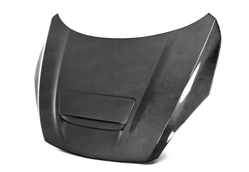 Seibon 10-12 Mazda MazdaSpeed3 OEM Style Carbon Fiber Hood HD1012MZ3-OE HD1012MZ3-OE Photo - Primary