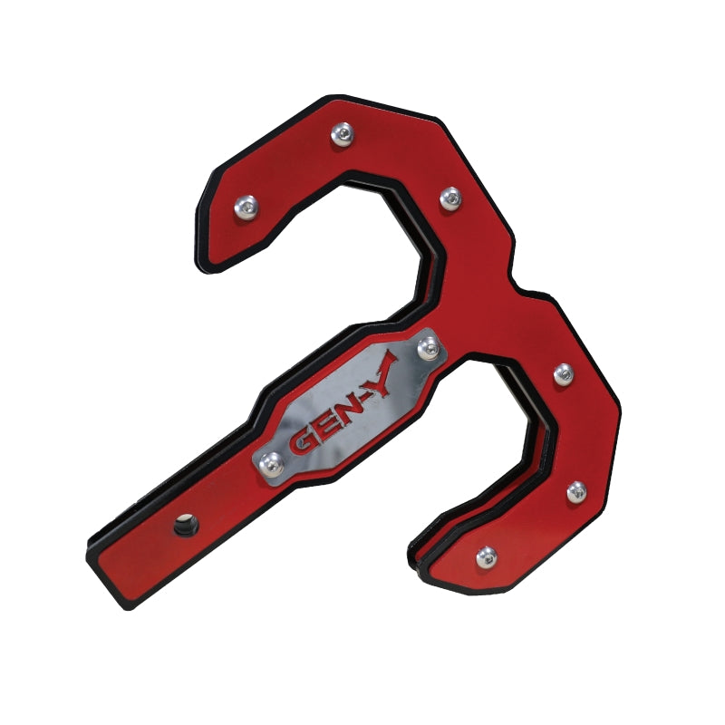 GEN-Y Hitch Gen-Y Hulk 2.0 16K Tow Hook 2in Shank - Black/Red GH-0069-R GH-0069-R Photo - Primary